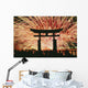 Summer Fireworks At Itsukushima Shrine Wall Mural