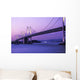 Seto Ohashi Bridge At Dusk Wall Mural