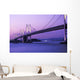 Seto Ohashi Bridge At Dusk Wall Mural