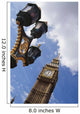 Big Ben & Lamp Post, Close Up Wall Mural