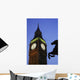 Big Ben At Dusk With Horse Statue In Foreground Wall Mural
