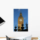 Big Ben And Iron Fence, Close Up Wall Mural