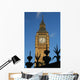 Big Ben And Iron Fence, Close Up Wall Mural