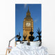 Big Ben And Iron Fence, Close Up Wall Mural