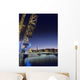 London Eye And Houses Of Parliament At Dusk Wall Mural