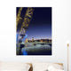 London Eye And Houses Of Parliament At Dusk Wall Mural