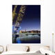 London Eye And Houses Of Parliament At Dusk Wall Mural