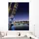 London Eye And Houses Of Parliament At Dusk Wall Mural