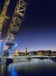London Eye And Houses Of Parliament At Dusk Wall Mural