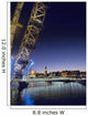London Eye And Houses Of Parliament At Dusk Wall Mural