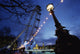 London Eye At Night Wall Mural