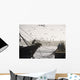 Man Throwing Rope To People On Dockside Of Harbor At Dusk Wall Mural