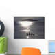Fishermen Going Past The Island Of Domwe At Dusk Wall Mural