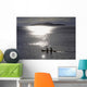 Fishermen Going Past The Island Of Domwe At Dusk Wall Mural
