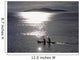 Fishermen Going Past The Island Of Domwe At Dusk Wall Mural