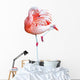 Cropping a flamingo standing on one leg Wall Decal