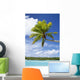 Palm Tree And Beach, Aitutaki Wall Mural
