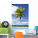 Palm Tree And Beach, Aitutaki Wall Mural