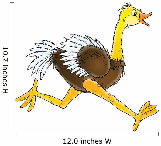 Ostrich Wall Decal
