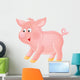 Cartoon Suckling Pig Wall Decal