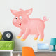 Cartoon Suckling Pig Wall Decal