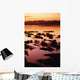 Sunset Over The Mekong River Wall Mural