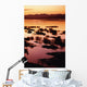 Sunset Over The Mekong River Wall Mural