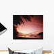 Fishing Boats At Sunset On Mae-Haad Beach Wall Mural