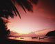 Fishing Boats At Sunset On Mae-Haad Beach Wall Mural