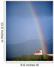 Rainbow Over Church And Snaefellsness Wall Mural