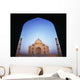 The Taj Mahal At Dawn As Seen Through Archway Wall Mural
