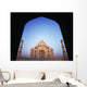 The Taj Mahal At Dawn As Seen Through Archway Wall Mural