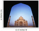 The Taj Mahal At Dawn As Seen Through Archway Wall Mural