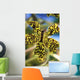 Yellow And Black Spotted Orchid Wall Mural