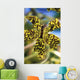 Yellow And Black Spotted Orchid Wall Mural
