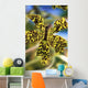 Yellow And Black Spotted Orchid Wall Mural