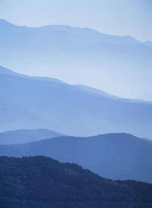 Looking Across Lines Of Ridges Near Castel Del Monte Wall Mural