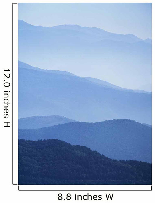 Looking Across Lines Of Ridges Near Castel Del Monte Wall Mural