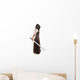 Fantasy Warrior Girl Wall Decal