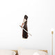 Fantasy Warrior Girl Wall Decal