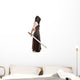Fantasy Warrior Girl Wall Decal