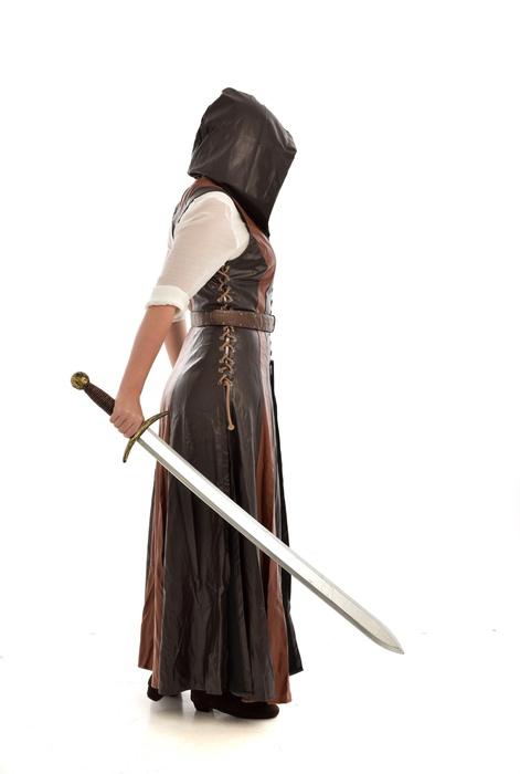 Fantasy Warrior Girl Wall Decal