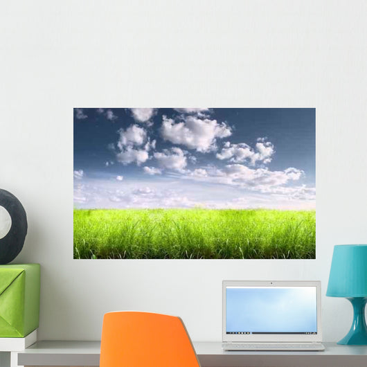 Bright Sunny Summer Meadow Wall Decal