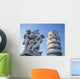 Leaning Tower Of Pisa With Statue Wall Mural