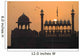 Silhouette Of The Lahori Gate Of The Red Fort With Sun Rising Behind Wall Mural