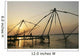 Chinese Fishing Nets Hanging In The Water At Sunset, Fort Kochi Wall Mural