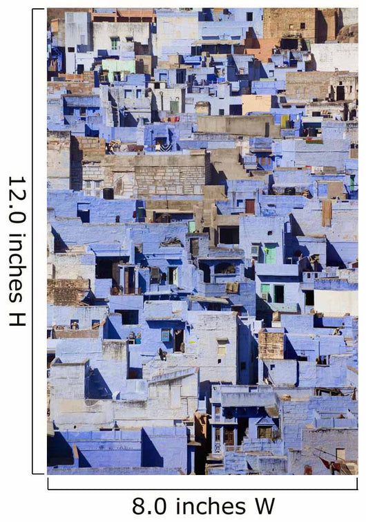 Blue Buildings Of Jodhpur, Aerial View Wall Mural