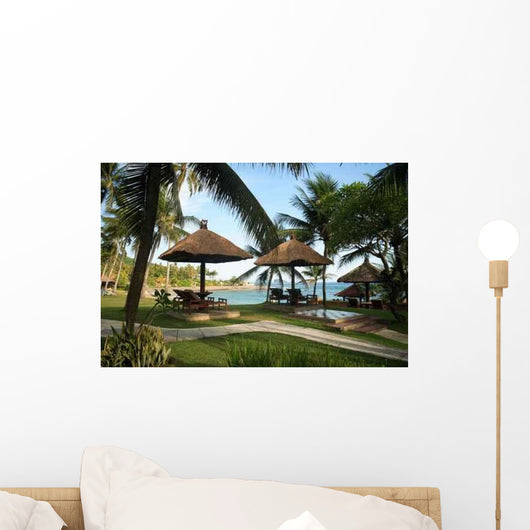 Gazebos Tropical Resort Wall Decal