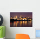 Cityscape Of Mantua At Night Wall Mural
