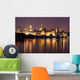 Cityscape Of Mantua At Night Wall Mural